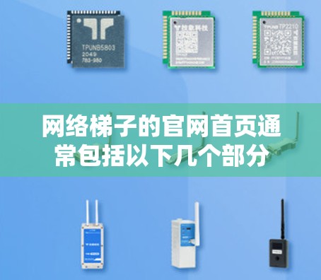 网络梯子的官网首页通常包括以下几个部分