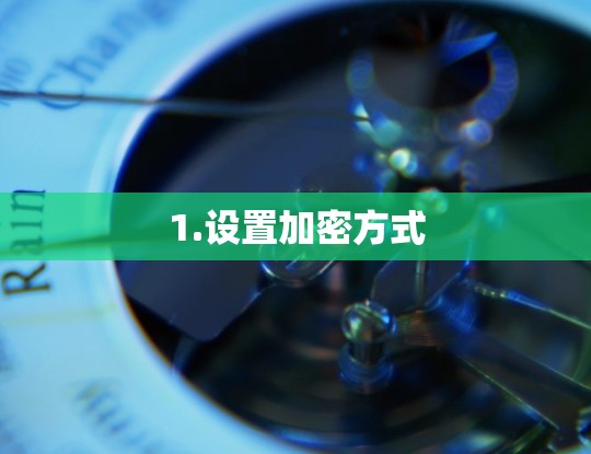 1.设置加密方式