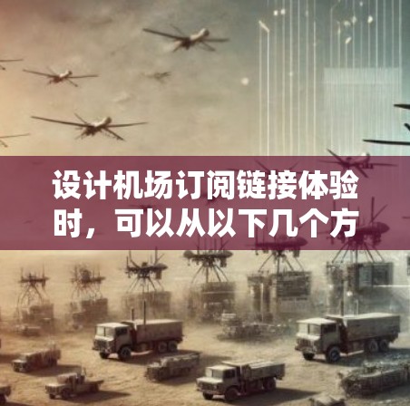设计机场订阅链接体验时，可以从以下几个方面入手，确保整体设计高效、易用