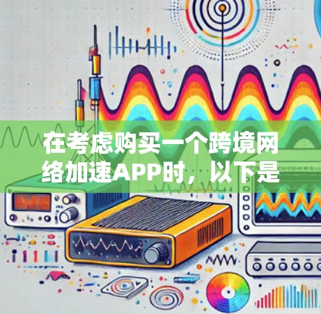 在考虑购买一个跨境<strong>网络加速</strong>APP时，以下是一些关键点和建议，帮助你做出明智的选择