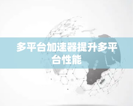 多平台加速器提升多平台性能