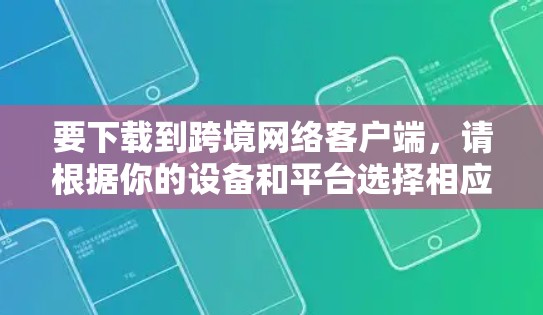 要下载到跨境网络客户端,请根据你的设备和平台选择相应的下载方式