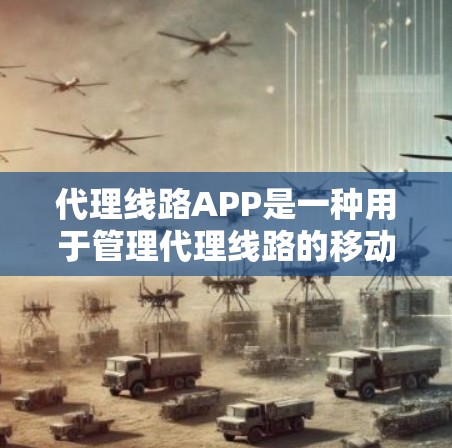 代理线路APP是一种用于管理代理线路的移动应用程序，通常用于在手机或其他设备上进行通信操作。以下是关于这一应用的详细信息