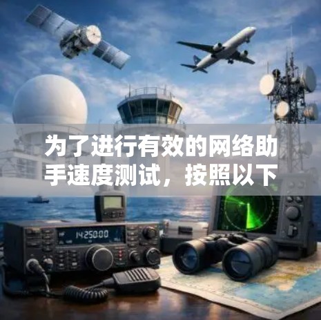 为了进行有效的网络助手速度测试，按照以下步骤进行