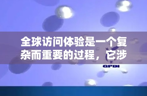 全球访问体验是一个复杂而重要的过程，它涉及到多个方面，包括准备工作、执行和评估。以下是关于全球访问体验的详细说明