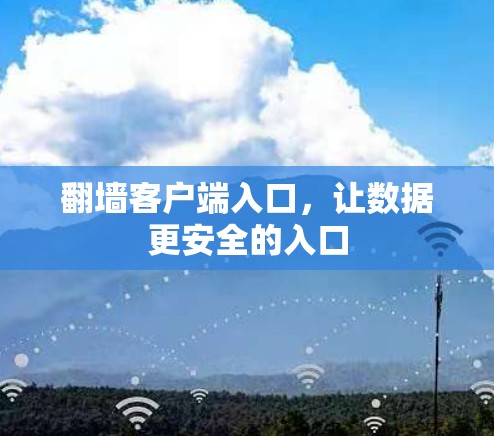 翻墙客户端入口,让数据更安全的入口