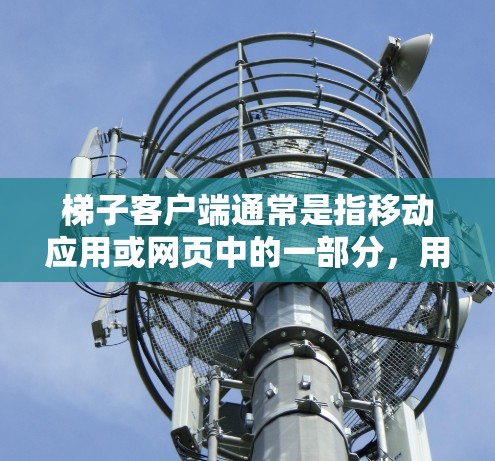梯子客户端通常是指移动应用或网页中的一部分,用于优化加载速度。智能加速是其中的重要功能,用于通过缓存、缓带或缓带缓存等技术来提高网页加载速度。以下是梯子客户端中智能加速的关键功能和实现方法