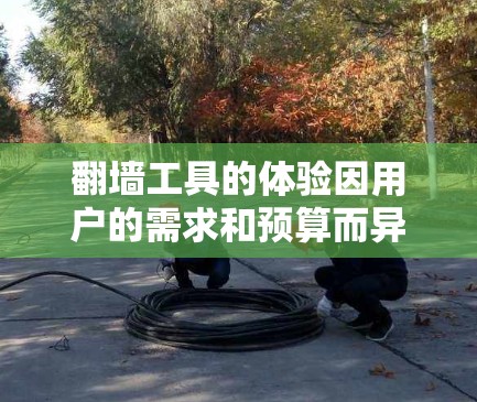 翻墙工具的体验因用户的需求和预算而异,免费版和付费版各有优缺点