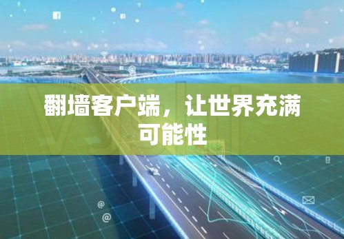 翻墙客户端,让世界充满可能性