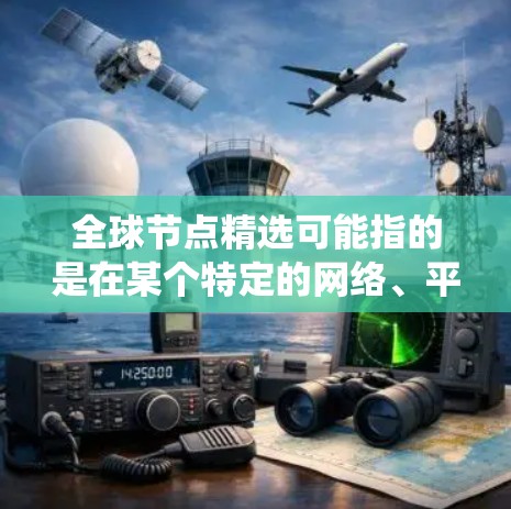 全球节点精选可能指的是在某个特定的网络、平台或系统中推荐的最佳节点或关键节点。这些节点可能具有特定的属性或功能，能够对整体系统或结构发挥重要作用。以下是一些可能的解释和建议