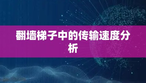翻墙梯子中的传输速度分析