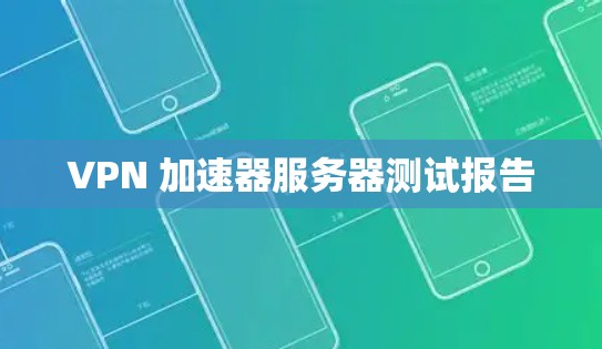 VPN 加速器服务器测试报告 VPN 加速器服务器测试报告