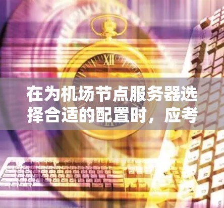 在为机场节点服务器选择合适的配置时，应考虑以下关键方面