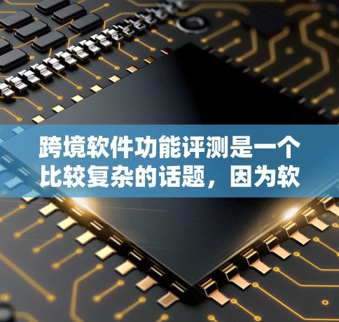 跨境软件功能评测是一个比较复杂的话题,因为软件的功能和适用性因设计者、开发者以及使用场景而异。以下是一些常见的跨境软件及其功能特点,供参考 跨境软件功能评测是一个比较复杂的话题,因为软件的功能和适用性因设计者、开发者以及使用场景而异。以下是一些常见的跨境软件及其功能特点,供参考