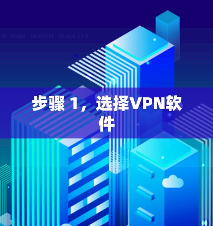 步骤 1,选择<strong>VPN软件</strong>