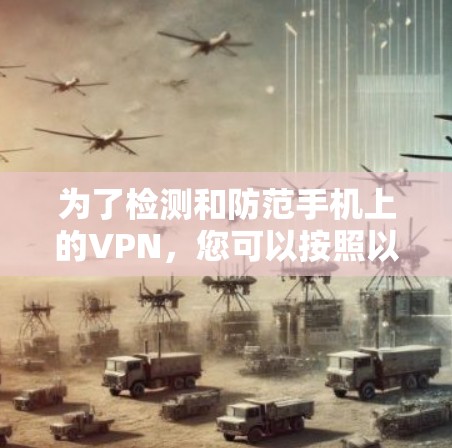 为了检测和防范手机上的VPN,您可以按照以下步骤进行操作 为了检测和防范手机上的VPN,您可以按照以下步骤进行操作