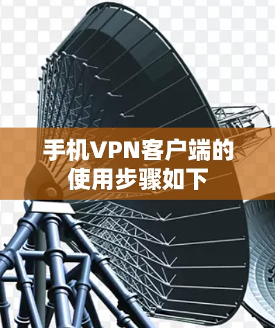 手机<strong>VPN客户端</strong>的使用步骤如下