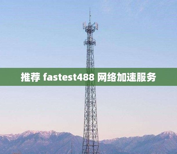 推荐 fastest488 <strong>网络加速</strong>服务