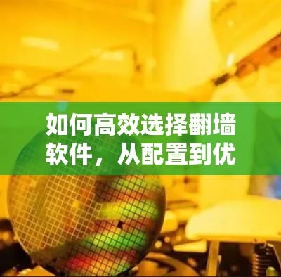 如何高效选择翻墙软件,从配置到优化,你必须知道的 如何高效选择翻墙软件,从配置到优化,你必须知道的