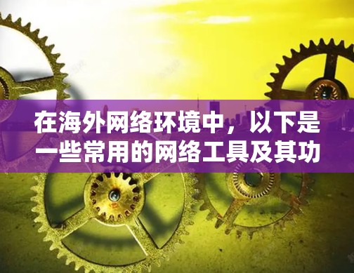 在海外网络环境中,以下是一些常用的网络工具及其功能比较,帮助您选择最适合的工具 在海外网络环境中,以下是一些常用的网络工具及其功能比较,帮助您选择最适合的工具