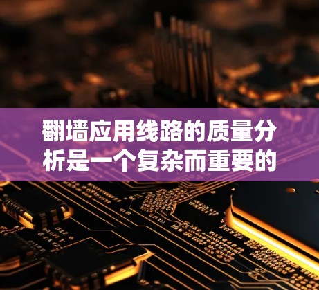 翻墙应用线路的质量分析是一个复杂而重要的任务，涉及多个方面，如设备性能、网络连接、稳定性、安全性、支持功能等。以下是对该主题的系统性分析和总结