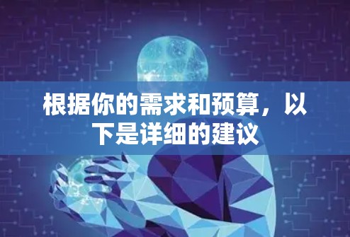 根据你的需求和预算,以下是详细的建议 根据你的需求和预算,以下是详细的建议