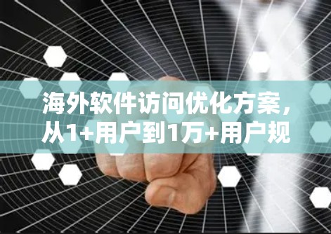 海外软件访问优化方案，从1+用户到1万+用户规模的解决方案