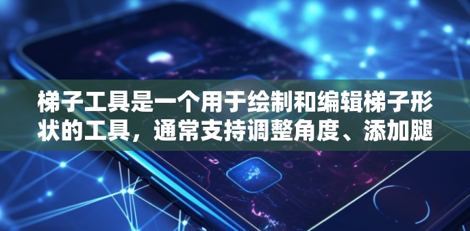 梯子工具是一个用于绘制和编辑梯子形状的工具,通常支持调整角度、添加腿和横梁等功能。以下是使用梯子工具的步骤说明 梯子工具是一个用于绘制和编辑梯子形状的工具,通常支持调整角度、添加腿和横梁等功能。以下是使用梯子工具的步骤说明