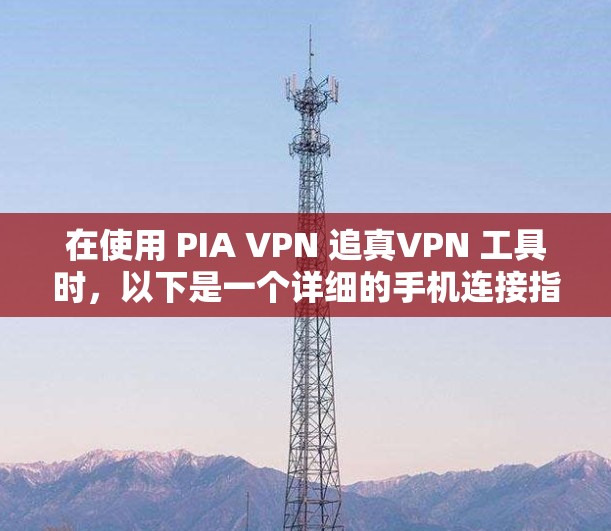 在使用 PIA VPN 追真VPN 工具时，以下是一个详细的手机连接指南，帮助您顺利完成连接和使用