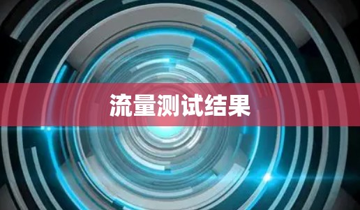 流量测试结果 流量测试结果