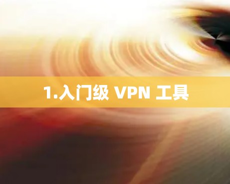 1.入门级 VPN 工具