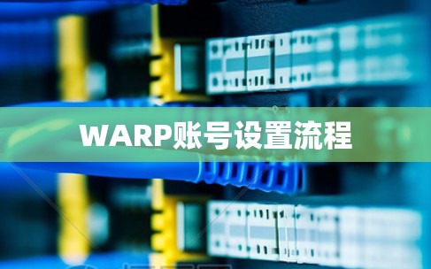 WARP账号设置流程