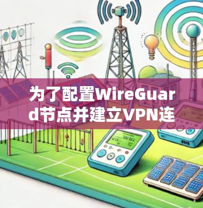 为了配置WireGuard节点并建立VPN连接，可以按照以下步骤进行