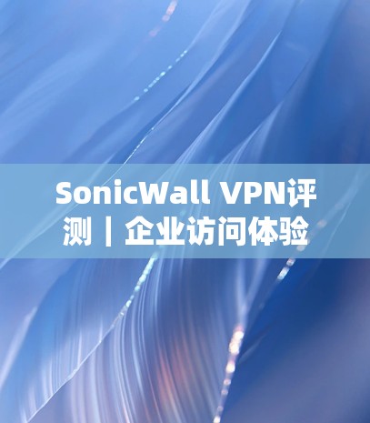SonicWall VPN评测|企业访问体验 SonicWall VPN评测|企业访问体验