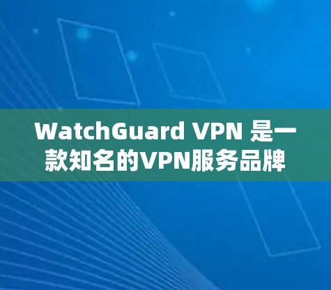 WatchGuard VPN 是一款知名的VPN服务品牌，提供多种VPN产品，包括家庭、企业和个人版本。如果你正在寻找替代方案，以下是一些品牌和产品对比，可以帮助你做出选择