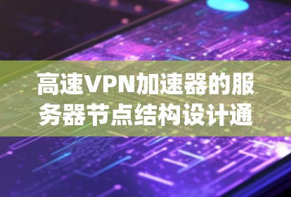 高速VPN加速器的服务器节点结构设计通常基于区块链技术和Node.js框架,主要包括主节点和多个服务器节点。以下是详细的分析 高速VPN加速器的服务器节点结构设计通常基于区块链技术和Node.js框架,主要包括主节点和多个服务器节点。以下是详细的分析