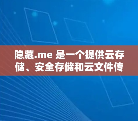 隐藏.me 是一个提供云存储、安全存储和云文件传输服务的平台。为了测试其服务器功能，可以按照以下步骤进行