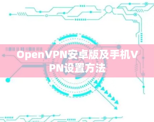 OpenVPN安卓版及手机VPN设置方法