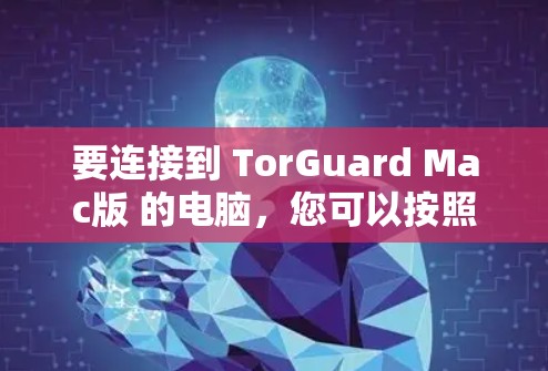要连接到 TorGuard Mac版 的电脑，您可以按照以下步骤操作