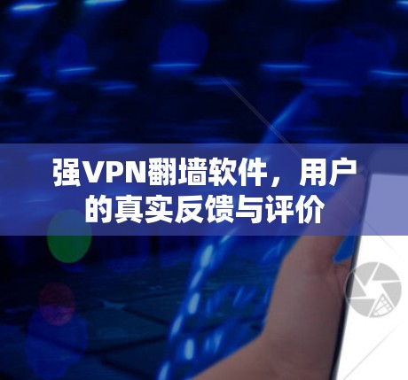 强VPN翻墙软件,用户的真实反馈与评价