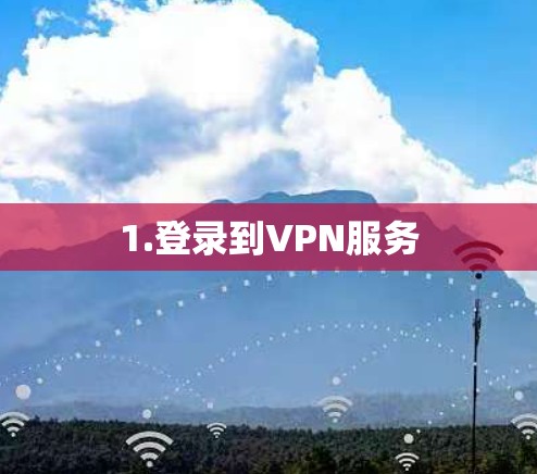 1.登录到VPN服务