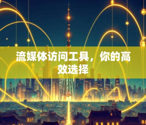流媒体访问工具，你的高效选择